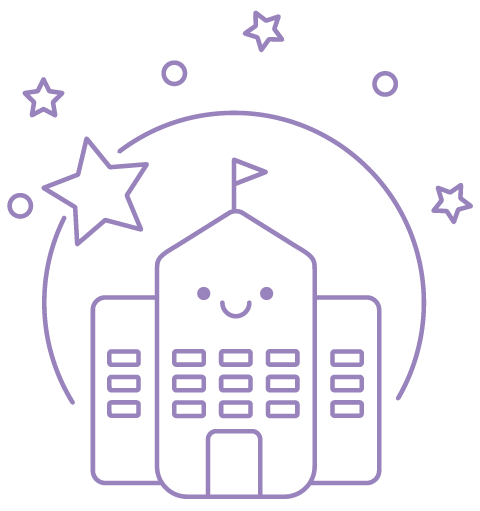 School admin icon for Z-SIP service hour management platform