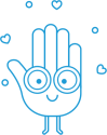 Volunteer icon representing community service participants in Z-SIP